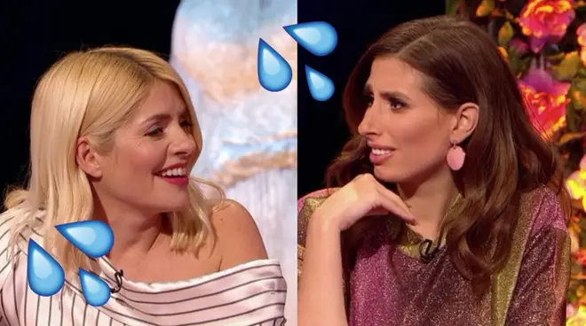 Holly and Stacey were quizzed on their sex lives in last night's episode