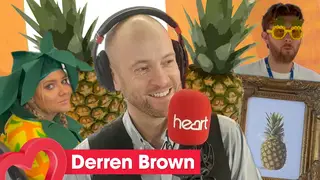 Derren Brown appears on Heart Breakfast