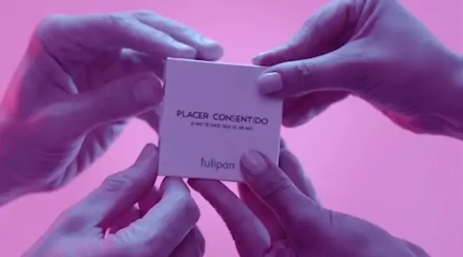 The 'consent condoms' are currently available in Argentina