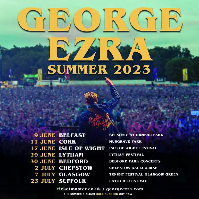 George Ezra is performing across the UK this summer