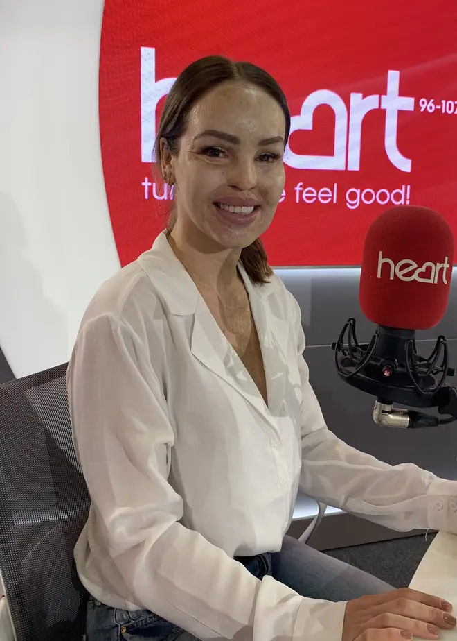 Katie at the Heart studio this morning