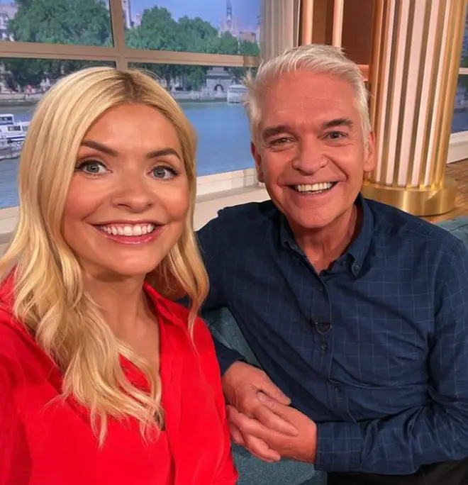 Holly Willoughby and Phillip Schofield on This Morning