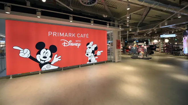 The Primark even has a Disney themed cafe