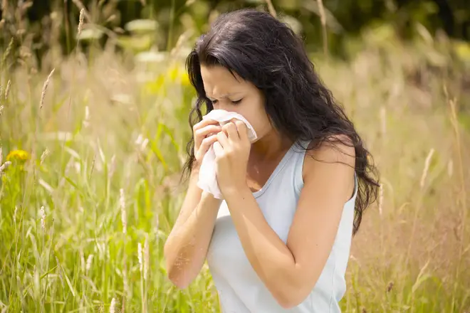 Experts have warned that hayfever season is arriving early this year (stock image)