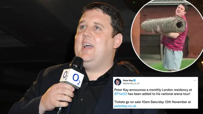 Peter Kay has announced a residency at the O2