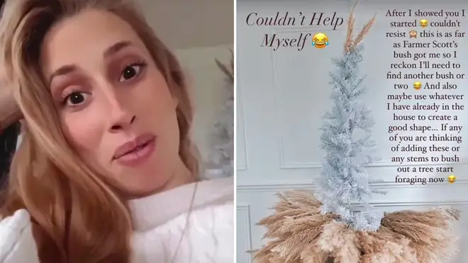 Stacey Solomon has revealed she's put her Christmas tree up