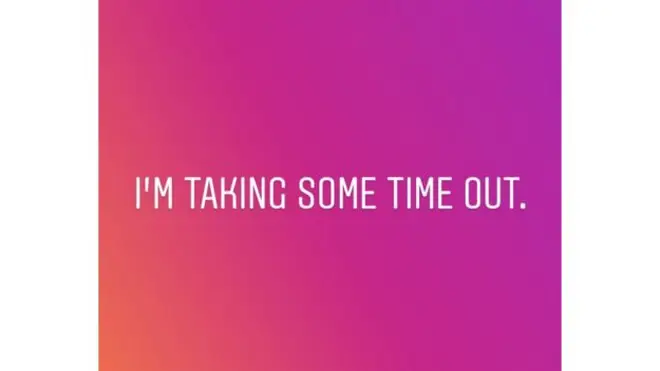 Jacqueline added to her story claiming she was taking time out