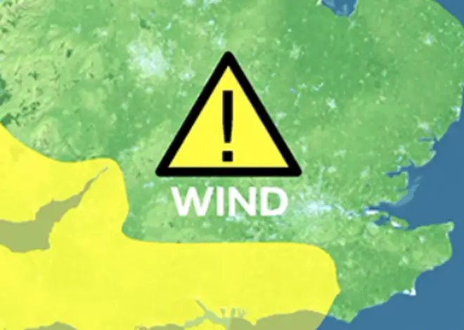 The Met Office has issued a yellow weather warning as Storm Hannah approaches