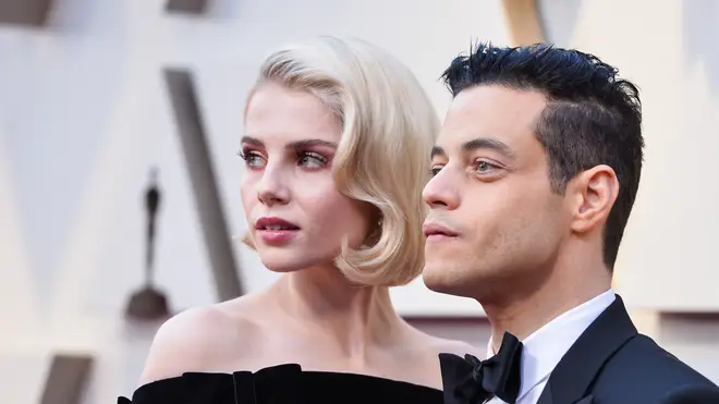 Lucy is in a relationship with co-star Rami Malek