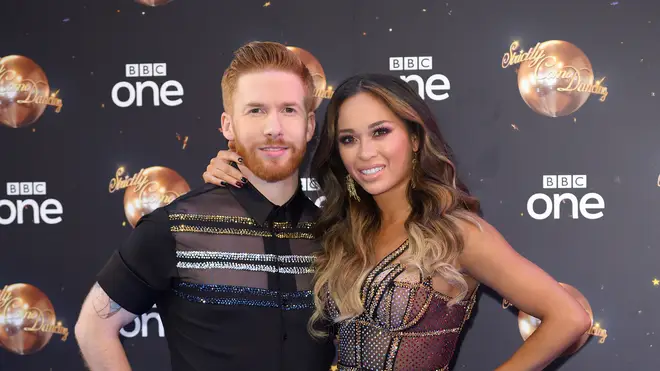 Katya Jones, pictured here with husband Neil Jones, has reportedly been dropped over her Strictly cheating scandal.