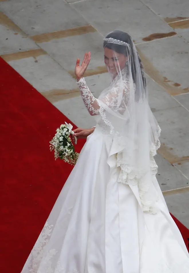 Kate Middleton's tiara was lent to her by the Queen