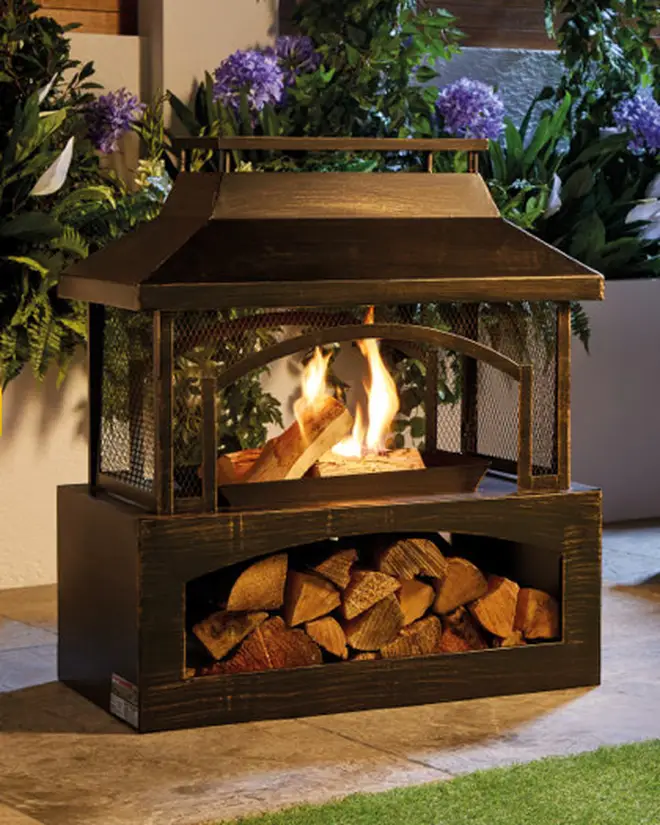 The log burner is available in ALDI stores