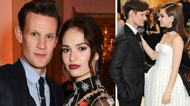 Lily James and Matt Smith are dating IRL