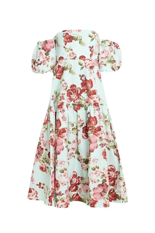 This similar off-the-shoulder dress is also £89