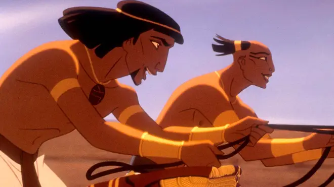 The Prince of Egypt film starred Val Kilmer as Moses and Ralph Fiennes as Rameses