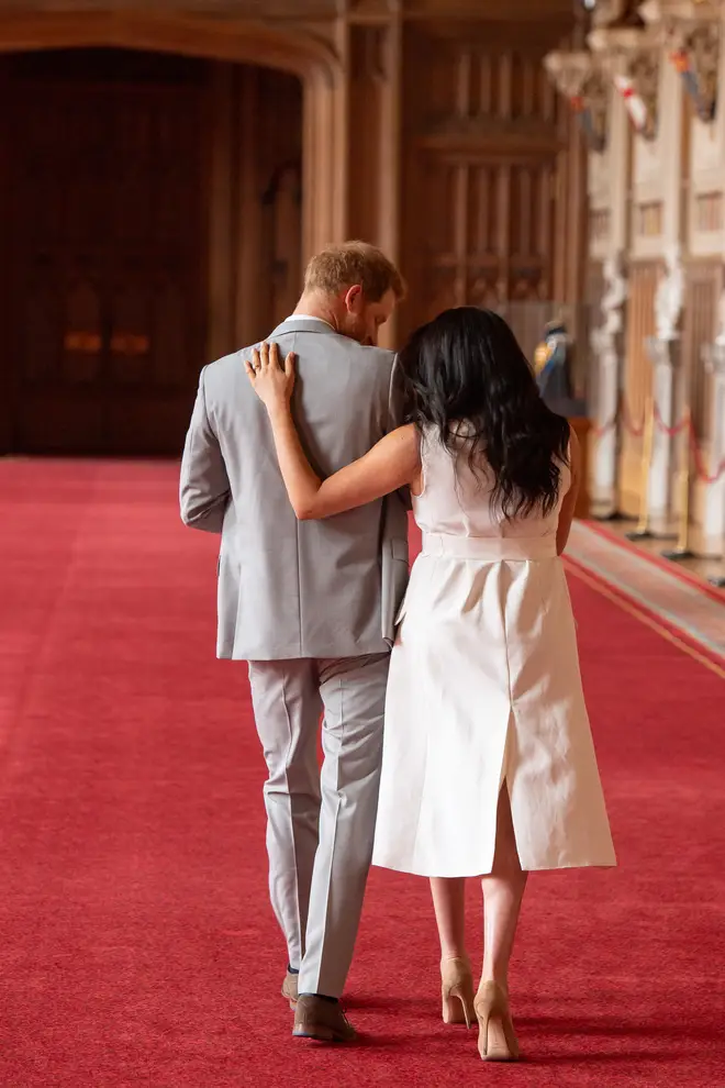 Meghan Markle and Prince Harry shared a special moment following the photocall