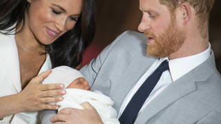 The happy couple have named their son Archie