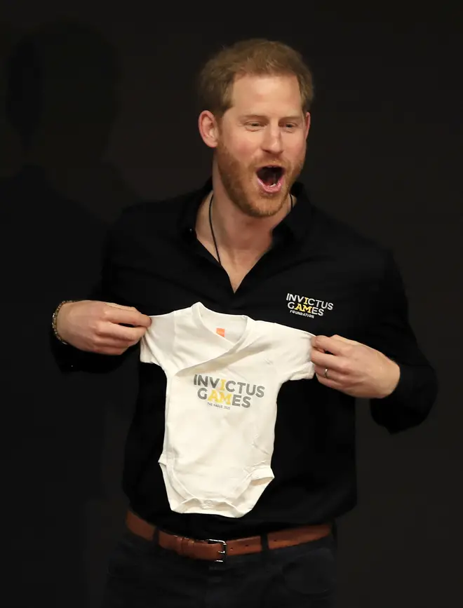 Prince Harry was gifted a tiny baby grow