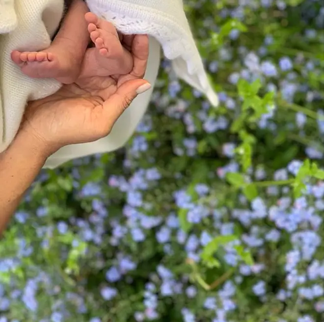 Meghan Markle held baby Archie in this beautiful image posted for Mother's Day