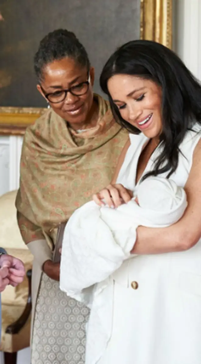 Meghan Markle's mother Doria Ragland was by her daughter's side when she gave birth