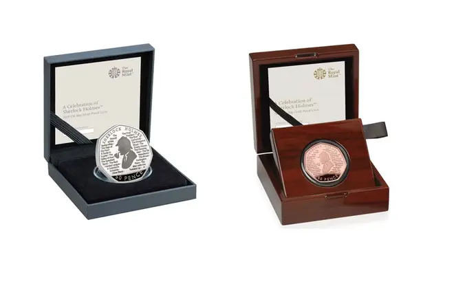 The brand new Sherlock Holmes coins vary in cost