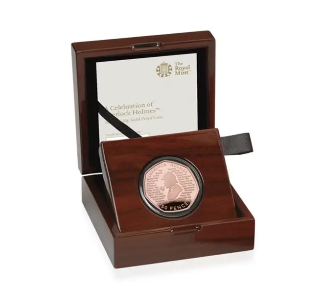The most expensive coin in the Sherlock collection is the Gold Proof Coin