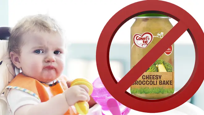 Cow & Gate have urged parents not to check their baby food