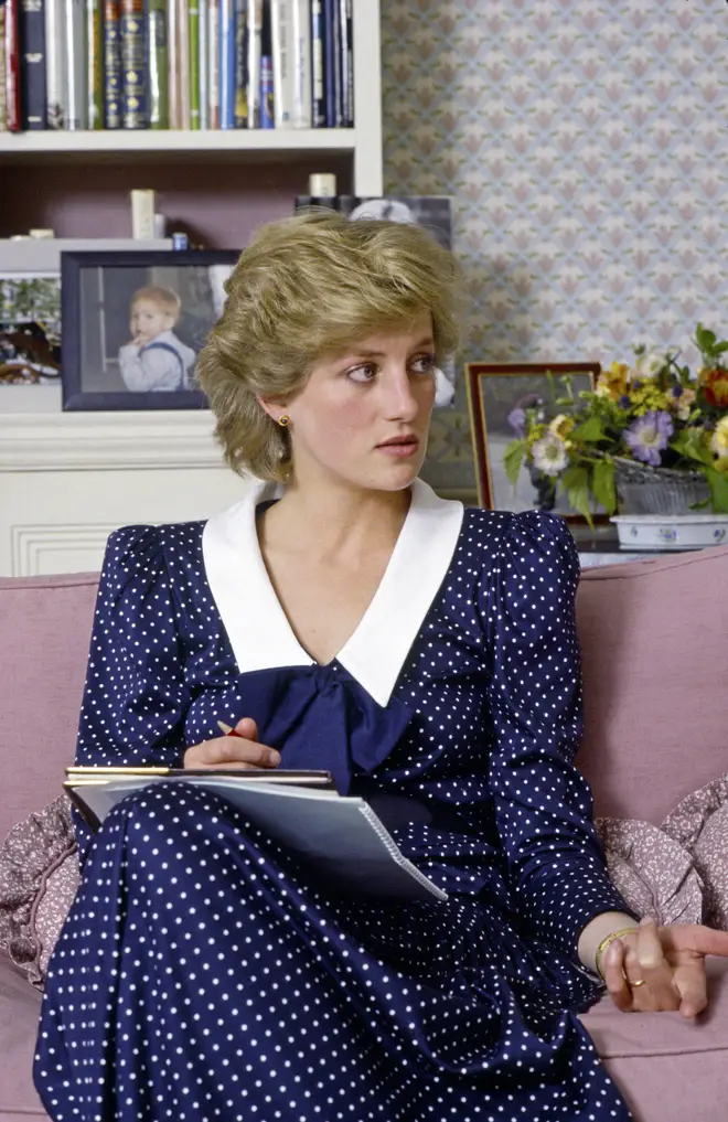 Princess Diana wore a similar dress back in 1985