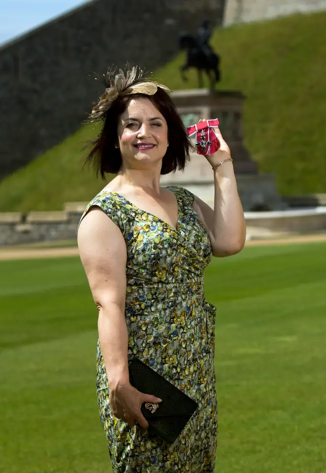 Ruth Jones received an MBE in 2014