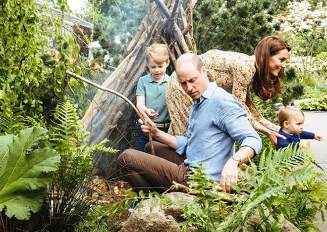 Kate Middleton made the space to help inspire families to get outside