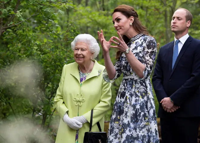 The Duchess of Cambridge showed a delighted Queen around the magical space