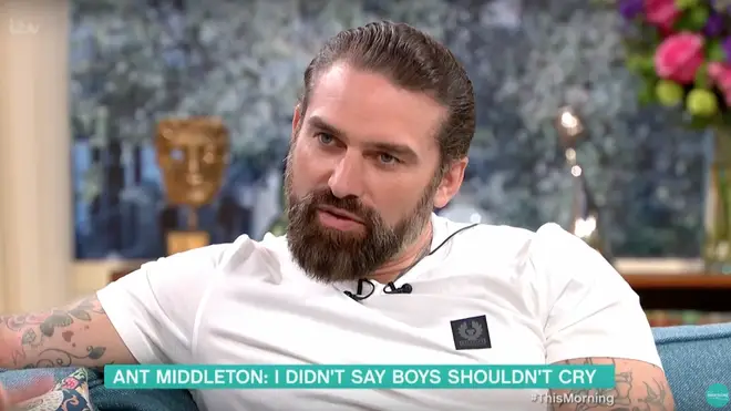 Ant Middleton defended his comments about boys crying
