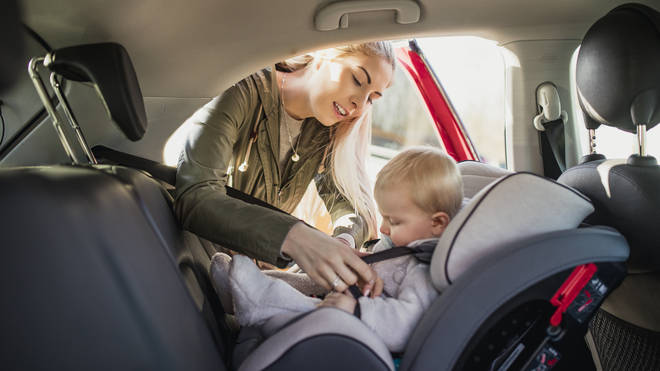 A baby's air waves can be closed in the car seat is not at the right angle