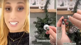 Stacey Solomon has revealed a bauble hack