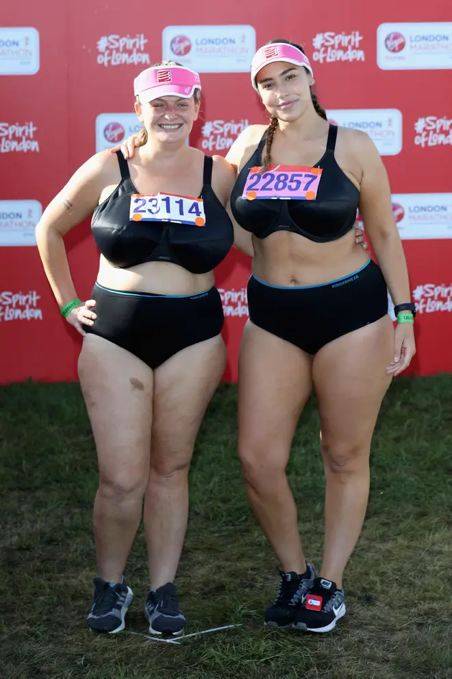 Jada Sezer ran the London Marathon in her underwear last year