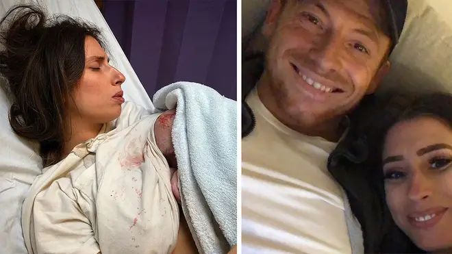 Stacey Solomon and Joe Swash shared the snap on Instagram