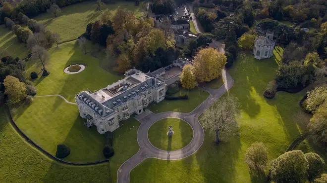 The house and its grounds are enormous - but only 40 miles from London