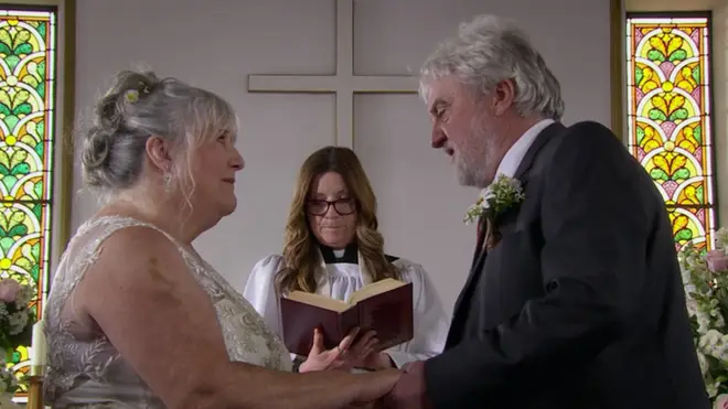 Lisa and Zak married for a second time on Emmerdale