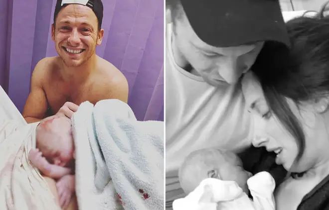 Joe Swash cries meeting his baby son for the very first time.