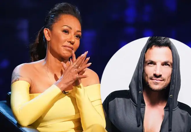 Mel B was quizzed about her relationship with ex-boyfriend Peter Andre on Piers Morgan's Life Stories.
