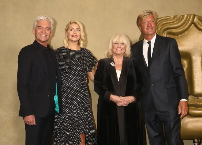 Phillip Schofield and Holly Willoughby with Richard and Judy