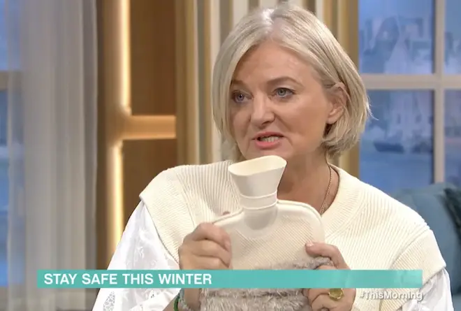 Alice Beer explains to This Morning viewers that their hot water bottles should feel rubbery and smell rubbery