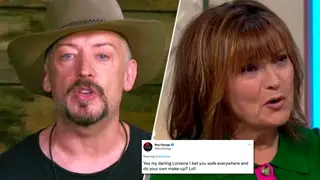 Boy George hit out at Lorraine on Twitter