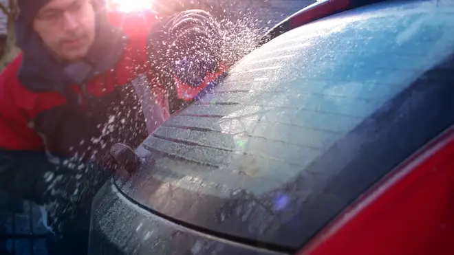 There are easier ways to defrost your car windows
