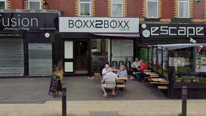 Boxx2Boxx coffee in Manchester