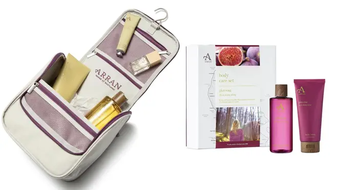 ARRAN Sense of Scotland's After the Rain Female Wash Bag and Glen Rosa Body Care Gift Set