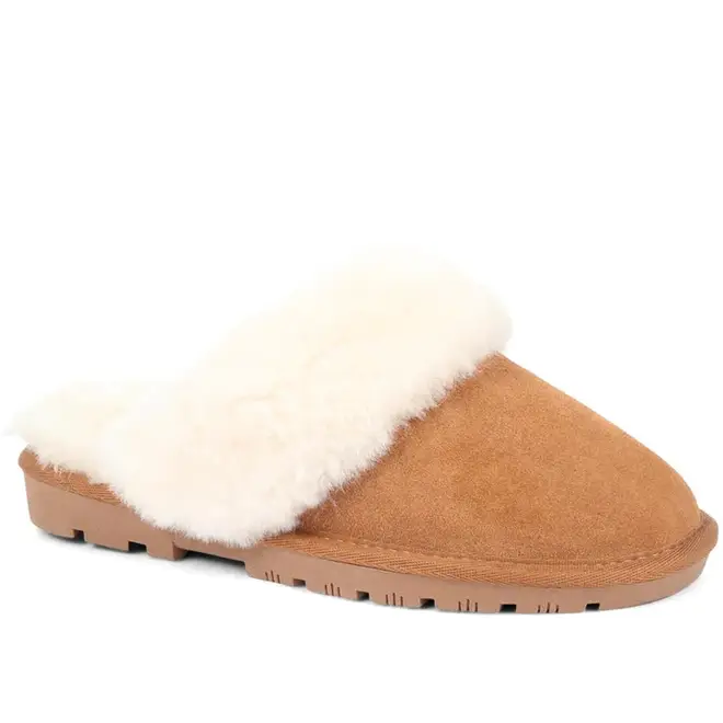 Paver's Australian Sheepskin Lined Slipper Mule