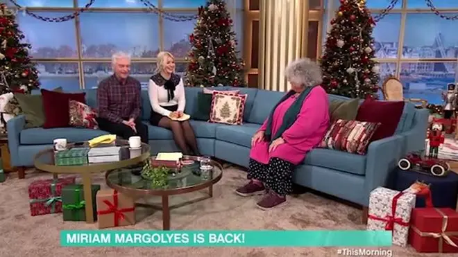Miriam Margoyles appearing on This Morning November 2022