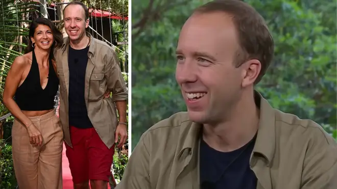 Matt Hancock came third on I'm A Celebrity 2022