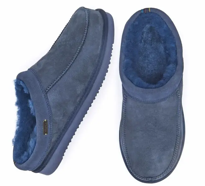 Dorper men's sheepskin slip-on slippers